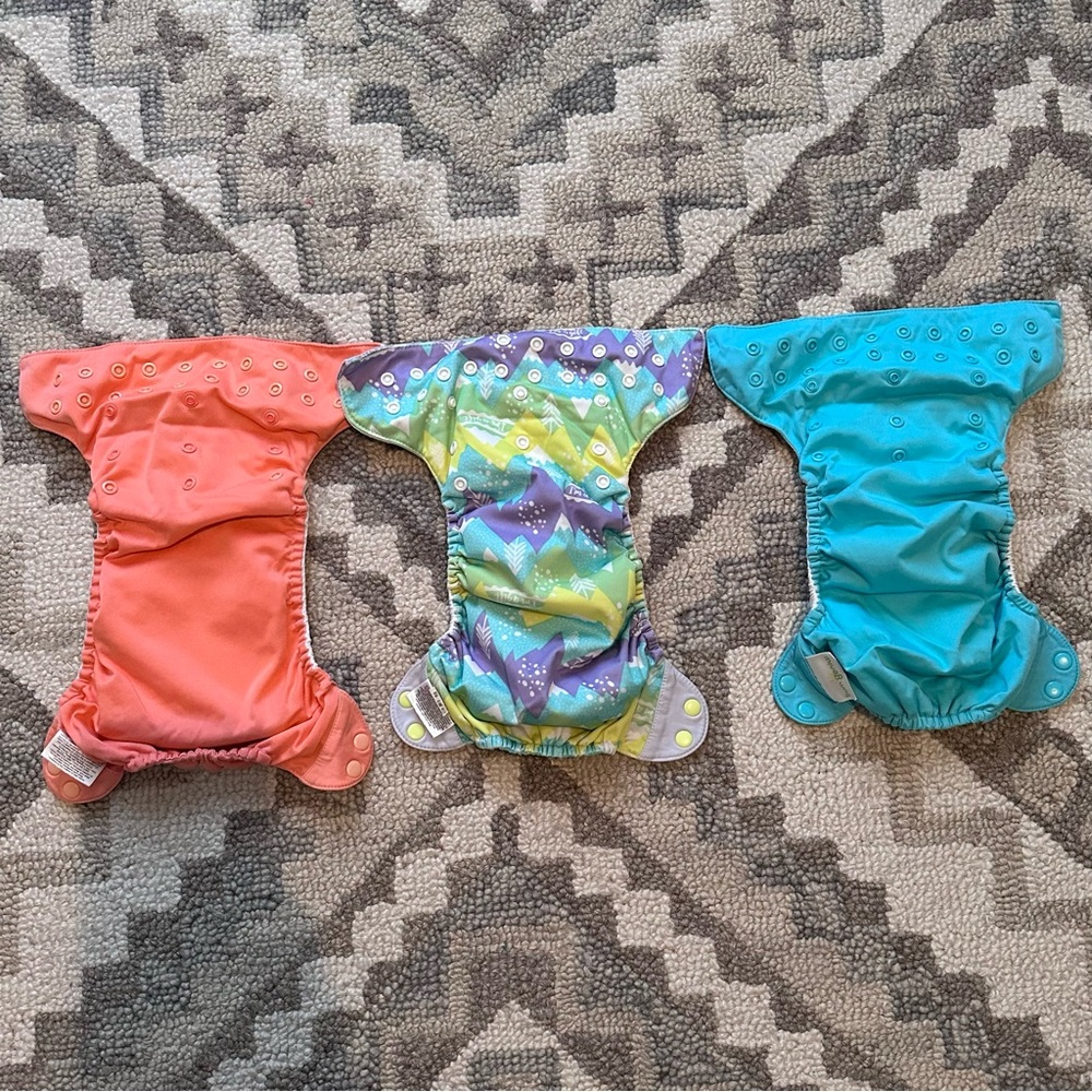 BumGenius Freetime cloth diapers set of 3